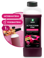 как выглядит автошампунь grass active foam pink розовая пена 1л 113120 на фото