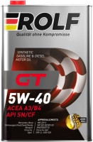 как выглядит масло моторное rolf gt 5w40 sn/cf 1л на фото