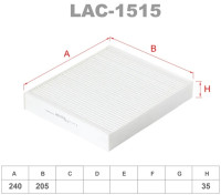 как выглядит lynxauto фильтр салонный lac1515 на фото