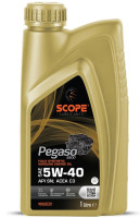 как выглядит масло моторное scope pegaso geo sae 5w40 c3 1л на фото