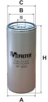 как выглядит m-filter фильтр топливный df3520 на фото