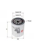 как выглядит sakura фильтр масляный c83011 на фото