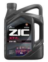 как выглядит масло моторное zic x7 ls syntetic 5w30 6л на фото