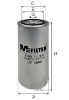 как выглядит m-filter фильтр топливный df3580 на фото