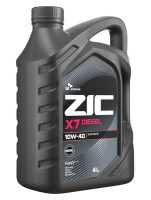 как выглядит масло моторное zic 10w40 ci-4/sl 4л на фото