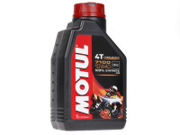 как выглядит motul масло  10w40 7100 4-х тактное api sl/sj/sh/sg 1л син 104091 на фото