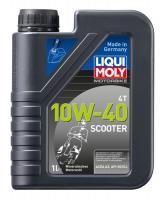 как выглядит liqui moly масло моторное 4-х тактное минеральное 10w-40 api sj racing scooter 4t 1л на фото