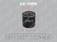 как выглядит lynxauto фильтр масляный lc1606 на фото
