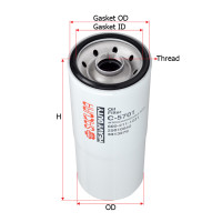 как выглядит sakura фильтр масляный c5701 на фото