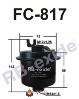 как выглядит rb-exide фильтр топливный fc817819 на фото