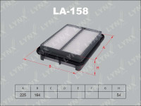 как выглядит lynx фильтр воздушный la158 на фото