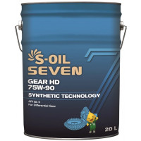как выглядит масло трансмиссионное s-oil 7 gear hd 75w90 20л на фото