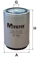 как выглядит m-filter фильтр топливный df683 на фото
