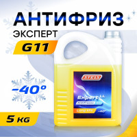 как выглядит антифриз stels g11 expert желтый 5кг на фото