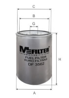 как выглядит m-filter фильтр топливный df3562 на фото