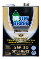 как выглядит масло моторное molygreen  premium sp/gf-6a/cf 5w30 4л  на фото