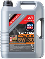 как выглядит масло моторное liqui moly top tec 4200 5w30 5л акция на фото