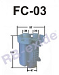 RB-EXIDE Фильтр топливный FC03