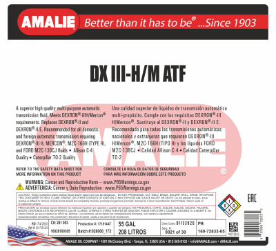 AMALIE ATF DX III-H_M