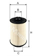 M-FILTER Фильтр топливный DE3150