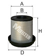 M-FILTER Фильтр воздушный A590