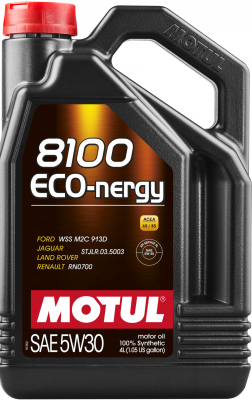 Масло моторное Motul 8100 Eco-nergy 5w30 4л - 104257 - купить с доставкой моторные масла Мотюль. - МаслоМаркет Омск