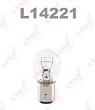 LYNXauto Автомобильная лампа P21\5W 12V BAY15D L14221