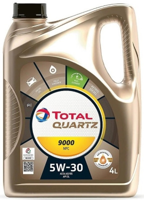Масло моторное TOTAL Quartz Future NFC9000 5w30 4л - 221247 - купить с доставкой моторные масла Тотал. - МаслоМаркет