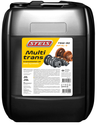 STELS Multitrans 75w-90 GL-5_20л (черная)