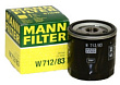 MANN Фильтр масляный W71283 (=W711/80)